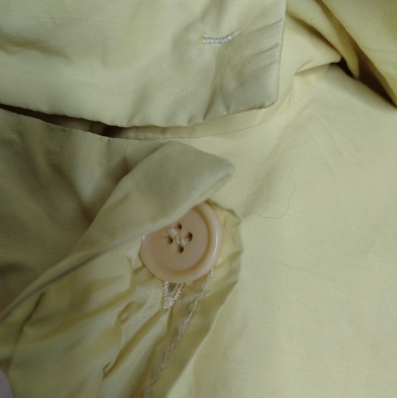 ‘S MaxMara Hooded Yellow Trench Rain Jacket Coat Women's Size 8 - Picture 3 of 12